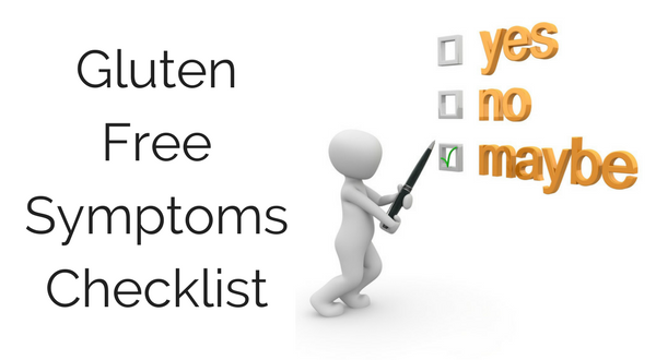 Gluten free symptons checklist